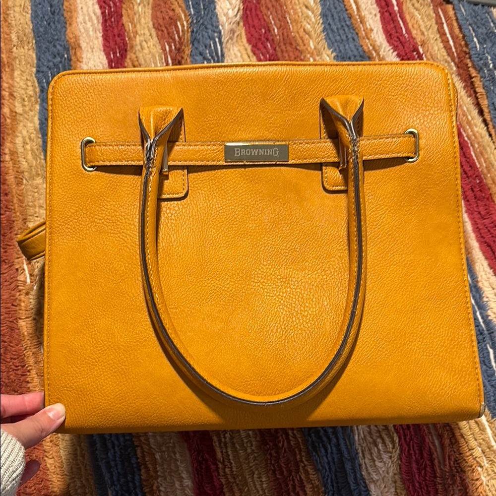Browning Women's Yellow Concealed Carry Handbag